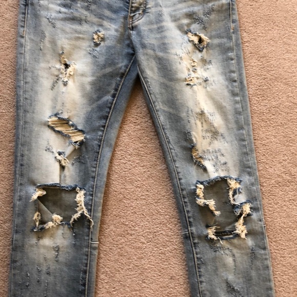 Mnml M47 Stretch Denim Blue Jeans 
